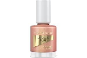 Max Factor Smalto Unghie Miracle Pure Nail Colour, Smalto 100% Vegano, con Formula Traspirante, Asciuga Velocemente, Formato 12 ml, Colore 232 Tahitian Sunset