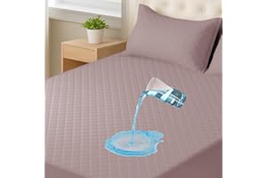 ‎CYCMACO CYCMACO Matratzenschutz Wasserdicht 90x200cm, Atmungsaktive Nässeschutz Matratzenbezug Geräuschlos, Anti-Allergie Und Anti Milben, Hochwertige, rutschfest, Tiefe Tasche, Waschbar, Rosa