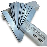 Maket Bı&ccedil;ağı Yedek Ağzı, Karbon &Ccedil;elik, 18mm Genişlik, 0.5mm Kalınlık, 3 Aşamalı Bilenmiş Kenar, 10'lu Paket