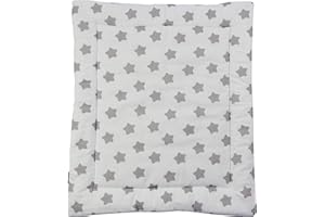 Puckdaddy Freya | Sterne-Pünktchen-Muster | Wickelauflage 65x75cm | 100% Baumwolle | OEKO-TEX geprüft | Weiche und sichere Wickelunterlage für Babys | Optimaler Komfort und Stil