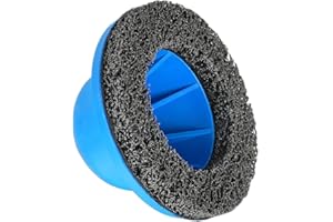 JENMAYT Ponceuse de moyeu de Roue,diamètre intérieur : 90 mm, diamètre extérieur : 150 mm,Nettoyant de moyeu de Roue,1/2" pour Roue supérieure,pour enlever la Rouille et la saleté sur Les moyeux de Roue