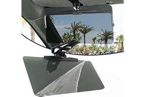 LSYZHX Car Sun Visor with Polarized Glare Protection, Universal Car Sun Visor Extender(1 Pcs)