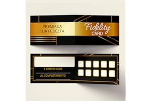 PRINTSERVIS Cartes de fidélité pliantes 10 boîtes design multi-usages pour esthéticienne coiffeuse boutiques bar barbier, fidélité carte multi-usage imprimé sur papier 350 g confiance vos clients 50 pièces