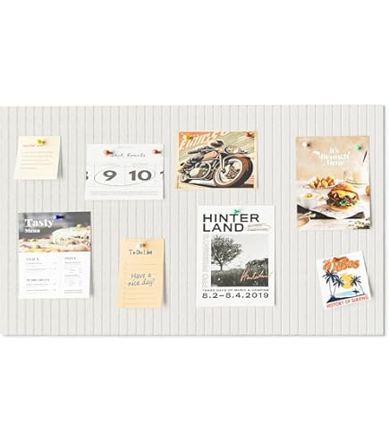 Vilten prikbord 60 x 90 cm - 6 stuks vilten prikbord zelfklevend 30x30cm memoboards bulletin board wanddecoratie (donkere camel