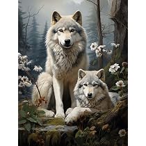 5D Diamond Painting Löwe – DIY Diamantbild 30x40 Cm, Voller Glitzer, Inkl. Zubehör