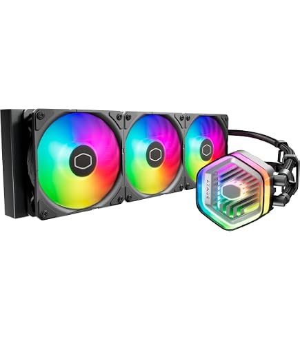SilverStone IceGem 240P ARGB All-in-One Wasserkühlung – 240mm Mit RGB-Lüftern, Ideal Für Ryzen Threadripper