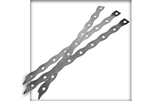 MAUERTECHNIK 100 Stück Mauerverbinder 300 x17 x 0,5 mm Edelstahl Flachanker Maueranker Wandanker Anschluß Zulassungs-Nr. Z - 17.1 - 750