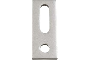 NAKA 4 x Photovoltaik-Adapterplatte aus Edelstahl 80 x 30 x 5 mm für Stockschrauben M10, Solarpanel Befestigung, Photovoltaik Solar-Befestigung, Solarmodul Solarenergie PV Anlage