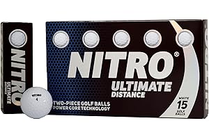 Nitro Ultimate Distance Lot de 15 balles de Golf