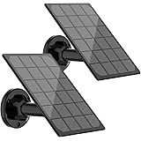 Solarpanel für Outdoor batteriebetriebene Überwachungskamera, iP65 wasserdichte Sonnenkollektorleistung für drahtlose Kamera,