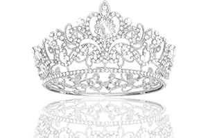 XIAGAW Kleine Krone, Mini Krone Dekoration, Krone Tortenaufsatz, Goldene Krone, Cake Topper Mini Crown, Tiara Damen, Volle Runde Mädchen Tiara, für Kinder Geburtstag Party