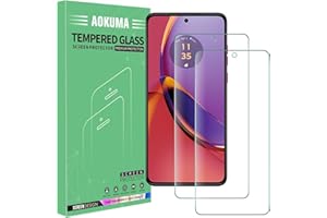 AOKUMA szkło hartowane kompatybilne z Motorola Moto G84, [zestaw 2] Osłona ekranu do Motorola Moto G84 [0,26 mm] [Wyjątkowo odporna na zarysowania] [Wysoka rozdzielczość][Łatwa instalacja]