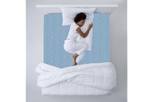 Degrees home - Ochraniacz na materac - Pokrowiec na materac - Pokrowiec na materac z zamkiem błyskawicznym - Anti-roztocza - Możliwość prania - Łóżko 140 cm