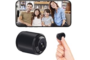 Qwdqwd Hidden Camera, 4K HD WiFi Wireless Mini Camera,Indoor Camera For Home Security, Small Nanny Cam Night Vision Motion Activated Alerts,Baby and Pets camera