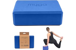 ‎MYGA Myga Yoga-Block aus Schaumstoff, hohe Dichte, EVA-Schaumstoff, leicht, geruchsresistent, feuchtigkeitsbeständig, Pilates-Block, 6 Farben zur Auswahl – 23 x 8 x 15 cm