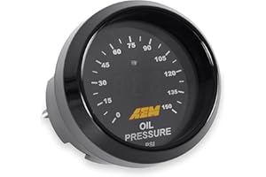 AEM 30-4407 0-150 PSI Oil Pressure Gauge