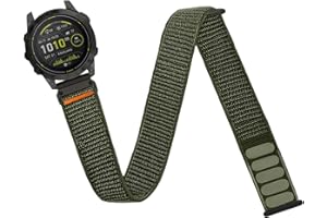 26mm Sport Bizepsband für Garmin Feinx 6x/5x/7x Armband,Nylon Arm/Knöchelband für Garmin Fenix 5X Plus, Fenix 6X Pro,Fenix3,Fenix3 HR, Descent MK1/Mk2/ Mk2S,Enduro/Enduro 2