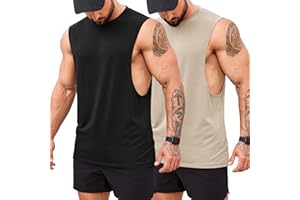 COOFANDY Tank Top Herren Gym Bodybuilding Shirts Ärmellose Muskelshirts Männer