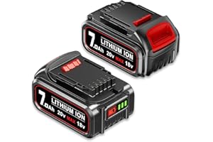 PDstation DCB200 7.0Ah 18V 2Pack Replacement for Dewalt Batteries Compatible with Dewalt Tools Battery 18V-20V DCB200 DCB181 DCB-182 DCB-184 DCB201 DCB203 [10 Battery Cells]