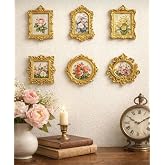 HOUSETREND Mini Frames 6&rsquo; متحف الديكور المنزلي لنا ديكور المتحف المصغر لعيد الحب (ذهبي)