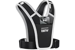 EOTW Running Vest Phone Holder with Waterproof Phone Pouch, Reflective Running Bag Men & Women Accessories Lightweight Adjustable Waistband