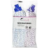 KERKOM Duplo Microfibre Mop with High Absorption Serreta | Special for Delicate Floors, Parquet and Flooring | Fast Drying Wi
