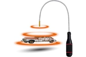 SILENT-QIAOYOU Magnetheber 590 mm,Tragbares Biegbares Magnetgreifer,Magnetheber Flexibel,Stabmagnet Stark,Magnet Rückholwerkzeug zum Aufnehmen von kleinen Teilen, Muttern,Schrauben,Metallgegenstände, Autoteilen