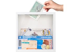 WISYOK Marco de fotos 3D para rellenar, 22 x 22 cm, marco de objetos 3D más profundo de 3 cm, marco profundo para pared y escritorio, caja de sombras para fotos, objetos, ramo de boda, obras de arte