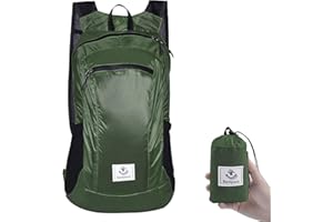 4Monster Ultra Lightweight Daypack Small Hiking Rucksack Foldable Backpack Outdoor Water Resistance Packable Daypack for Hiking Travel Camping Business