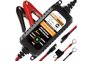 MOTOPOWER MP00205A 12V 800mA Fully Automatic Battery Charger/Maintainer - UK Plug