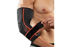 SOLO ACTFIT Tutore epicondilite Gomito, Gomitiera per Tendinite, Fascia di Compressione per Protezione Braccio, Gomitiere Palestra, per Tennis, Badminton, Fitness