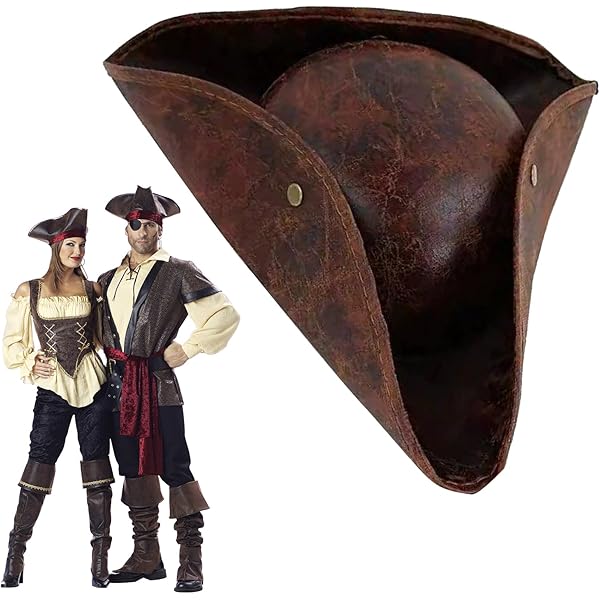Bristol Novelty- Chapeau De Pirate En Velours, BH304, Noir, Taille Unique Halloween
