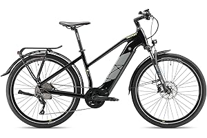 Hepha Vélo électrique Trekking 7 Long Range, E-Bike Batterie intégrée 708Wh, Moteur Central 80 Nm, 10 Vitesses, App Support, Disque hydrauliques, Unisex VTC 27,5 Pouce