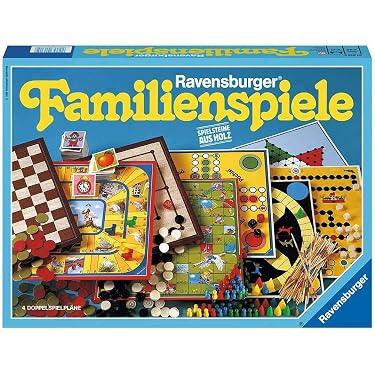 WDKXCN 10-in-1 Spielesammlung Klassiker – Kompaktes Reisespiel-Set 16x16 Cm Für 2–8 Spieler, Ideal Für Kinder & Erwachsene, Inkl. Schach, Dame & Co.