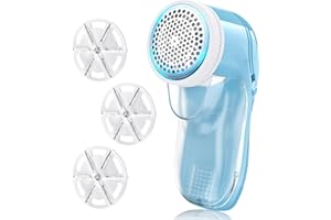 TIPTOP HOME Afeitadora antiBouloche, antiBouloche Aparato con 3 Cuchillas reemplazables, Anti Bouloche para Ropa de Cama, Muebles, afeitadora de Peluche Bouloche Recargable