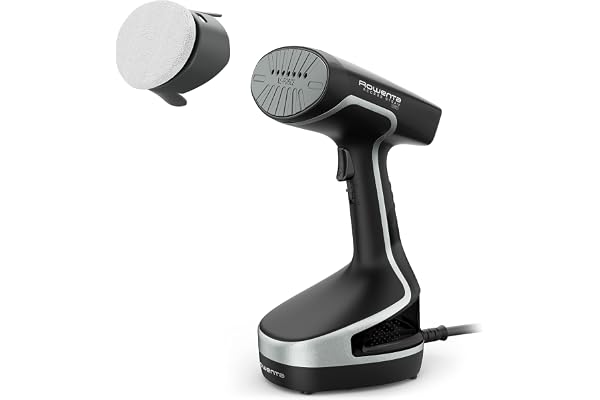 Rowenta Steam Force DR8250 Brosse vapeur 200 W, vapeur continue 30 g/min et coup de vapeur 90 g/min, chauffe rapide, nettoie et désinfecte, 2 réglages de vapeur, tout type de textile