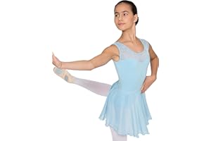 ‎TANZMUSTER tanzmuster ® Ballettrock Mädchen - Eva - Röckchen aus Chiffon zum Reinschlüpfen fürs Ballett