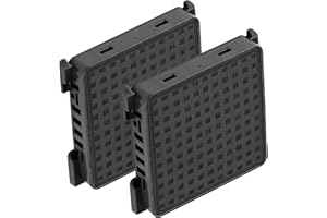 VAKLER Lot de 2 Filtres à Charbon Actif pour Réfrigérateur Liebherr, Filtre de Remplacement Purification d’air fiable pour Réfrigérateurs Liebherr FreshAir & BioFresh 7440021-00 9096989 9882460 988246000