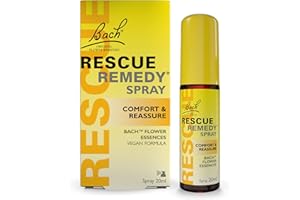 Rescue Remedy Comfort & Reassure Spray, Supports Calming Emotional Wellness in Times of Emotional Demand & Daily Challenges, Support in a Stress Full Moment, Flower Essence Formula