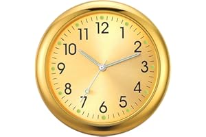 FULENYI Stick Analog Car Clock, Car Clock Stick Car Dashboard, Tiny Small Car Vent Clocks, Car Boat Time Air Vent Stick- Clock For Car Decoration, Quartz Clock For Car