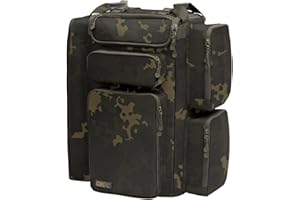 Korda Compac Rucksack 60 Dark Kamo, 60 Litre, Durable Fabric, Waterproof Base, Adjustable Harness, Multiple Pockets