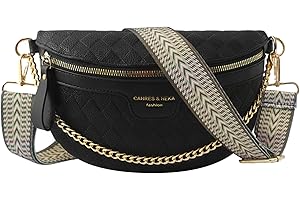 DUGEHO Crossbody Bag,Bauchtasche Damen, Umhängetasche Damen mit Reißverschluss und Schultergurt,Damen Handy Umhängetasche