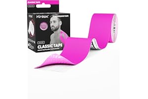 Kintex - Cinta Kinesiologica | Cinta Kinesiotape Resistente al Agua y a la Piel, 5cmx5m, Cinta para Deporte, Cintas Elásticas Fisioterapia | Venda Elástica Adhesiva | Vendas Elásticas