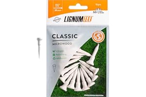 LIGNUM Unisexe Lignum 38mm 16pk - Tees Blancs, Blanc