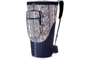 HOMDREAM Sac De Tambour Africain Style Africain pour Sac De Tambour pour Bretelles De Poignées avec Poignée De Transport 8/12 / 13inch,12inch