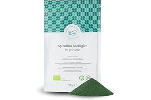 SEVERINO BECAGLI SPIRULINA MADE IN TUSCANY SPIRULINA BECAGLI - Spirulina Bio Polvere 100 g, Alga Spirulina Biologica Made in Italy, Ricca di Ficocianina, Detox ed Energia Naturale