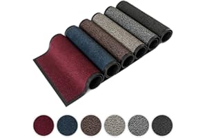 ‎KETTELSERVICE-METZKER Kettelservice-Metzker® Schmutzfangmatte | Sauberlaufmatte | versch.Farben & Größen | rot-schwarz meliert 120 x 180 cm