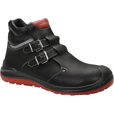 Grafter M074A Herren Sicherheitsstiefel Mit Stahlkappe – Wildleder, Schwarz | Für Arbeit & Werkstatt