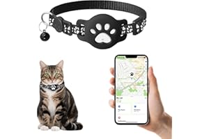 MR20GA Smart Bluetooth Tracker for Android – Certified for Use with Google Find My, Black GPS Tag for Cats, Dogs, Keys, Luggage & More – Pet Locator, No Subscription(White)