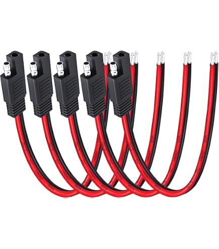 zdyCGTime Spina SAE a Cavo Adattatore DC 5,5x2,1mm (Femmina e Maschio),Adattatore di inversione